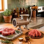 PICADOR N12 DE CARNE MANUAL METALICO LH-1888