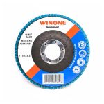DISCO DE LIJA 7 1/4” METAL GRANO 100 WINONE LH2137 - Imagen 3