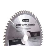 DISCO CORTE ALUMINIO 7  1/4 60D UYUSTOOLS DMA760L - Imagen 3