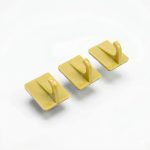 COLGADOR 3PZ PLASTICO MARRON ZQ-9909 - Imagen 2