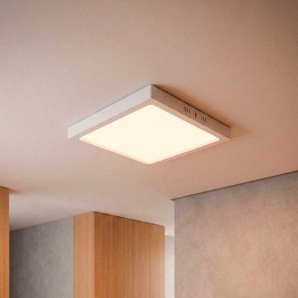 PLAFON 24W CUADRADO LUZ CALIDA LED LIFE LH-1776