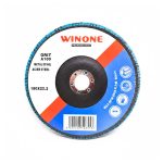 DISCO DE LIJA 4 1/2” METAL GRANO 100 WINONE LH2134 - Imagen 2