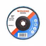 DISCO DE LIJA 4 1/2” METAL GRANO 80 WINONE LH-2135 - Imagen 2