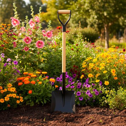 PALA DE PALEAR CABO MADERA METAL NEGRO LH-1560