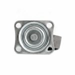 RUEDA METALICA GRIS 3" CON BASE GIRATORIA LH-1684 - Imagen 6