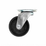 RUEDA METALICA GRIS 3" CON BASE GIRATORIA LH-1684 - Imagen 5
