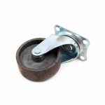 RUEDA METALICA GRIS 3" CON BASE GIRATORIA LH-1684 - Imagen 4