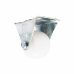 RUEDA BLANCA 1.5" BASE METALICA FIJA LH-1693 - Imagen 2