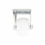RUEDA BLANCA 1.5" BASE METALICA FIJA LH-1693 - Imagen 3