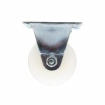 RUEDA BLANCA 2" BASE METALICA FIJA LH-1694 - Imagen 4