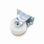 RUEDA BLANCA 2" BASE METALICA FIJA LH-1694 - Imagen 3