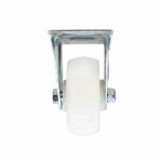 RUEDA BLANCA 3" BASE METALICA FIJA LH-1696 - Imagen 4