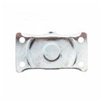 RUEDA BLANCA 4" BASE METALICA FIJA LH-1697 - Imagen 6