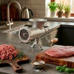 PICADOR N8 DE CARNE MANUAL METALICO LH-1886