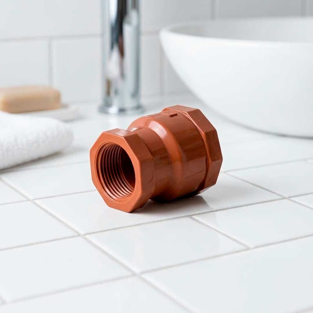 403 CUPLA REDUCCION 3/4 X 1/2 PPL MARRON 12-023 - Imagen 1