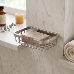 JABONERA METALICA RECTANGULAR PARA BANO LH-2399