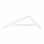 SOPORTE METALICO BLANCO 35X22 CM P/ESTANTE LH-2942 - Imagen 2