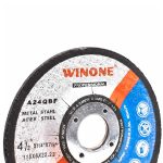 DISCO DESBASTE METAL 4 1/2” 6MM WINONE LH-2745 - Imagen 4