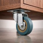 RUEDA GIRATORIA 2 1/2" DE GOMA-METAL LH-2470