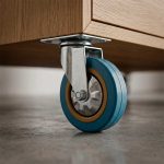RUEDA GIRATORIA 4" DE GOMA-METAL LH-2472