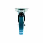 RUEDA GIRATORIA CON FRENO 4" GOMA-METAL LH-2477 - Imagen 4