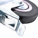 RUEDA GIRATORIA CON FRENO 5" GOMA-METAL LH-2478 - Imagen 3