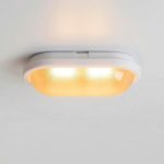 TORTUGA LED 15W BLANCA OVALADA CALIDA 3000K LH2762