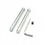 MANIJON METALICO 2PZ PARA PUERTA 60X4CM LH-2562 - Imagen 6