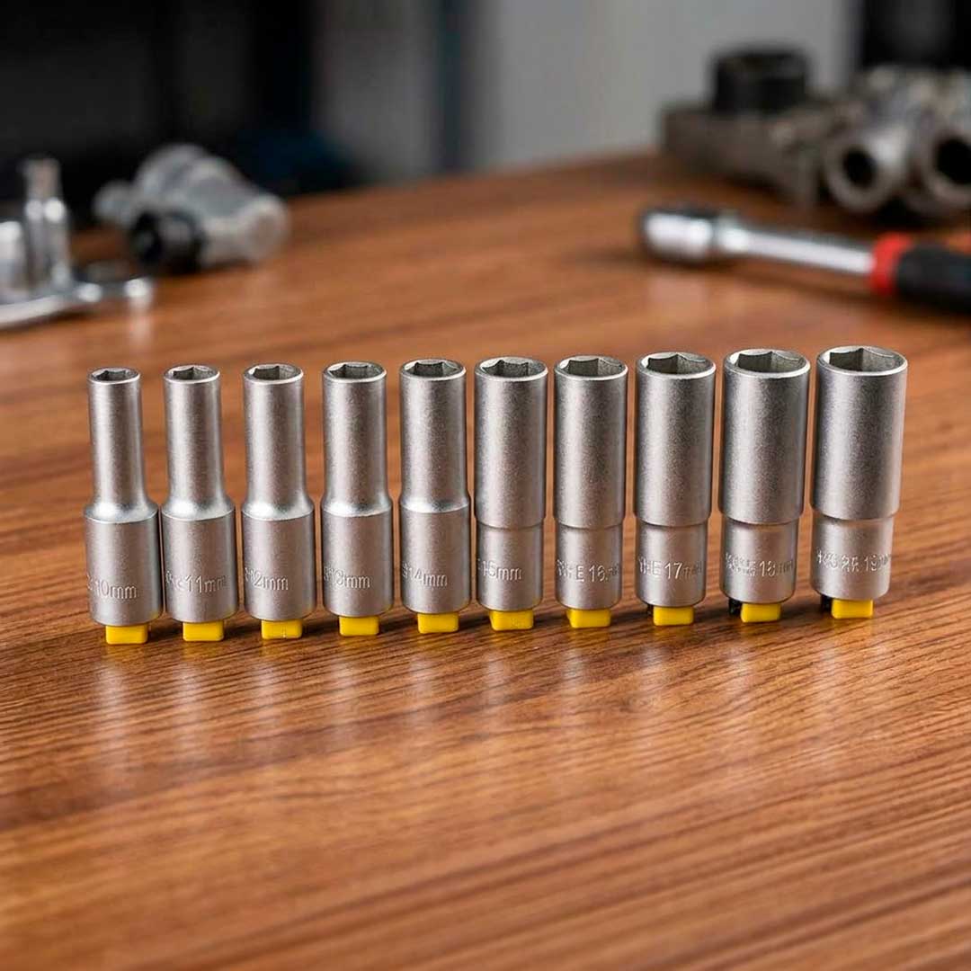 4598.4 DADOS 1/2¨DE IMPACTO 10 PZ 10 A 24MM UYUS DA1210 - Imagen 1