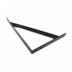 SOPORTE METALICO NEGRO 35X22 CM P/ESTANTE LH-2941 - Imagen 4