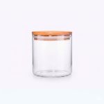 FRASCO HERMETICO 550ML 10X10CM TAPA MADERA LH3133 - Imagen 2