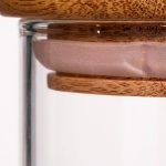 FRASCO HERMETICO 550ML 10X10CM TAPA MADERA LH3133 - Imagen 3