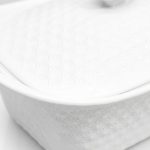 BOWL CERAMICO 27CM RECTANGULAR CON TAPA LH-3832 - Imagen 3