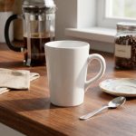TAZA 380ML CERAMICA BLANCA LH-3826