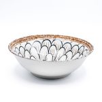 BOWL 18CM CERAMICA DISENO PETALOS LH-3811 - Imagen 2