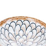 BOWL 21CM CERAMICA DISENO PETALOS LH-3810 - Imagen 3