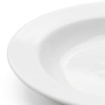 PLATO HONDO 23CM CERAMICO BLANCO LISO LH-3800 - Imagen 3