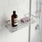 REPISA PARA DUCHA ALUMINIO PLATEADO 30X13CM H-3271