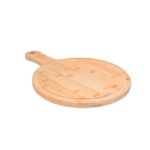 TABLA DE BAMBU 40X28CM REDONDA C/MANGO LH-3638 - Imagen 3