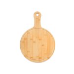 TABLA DE BAMBU 40X28CM REDONDA C/MANGO LH-3638 - Imagen 4