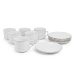 JUEGO LOZA 12PZ PARA TE COLOR BLANCO LH-4256 - Imagen 4