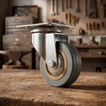 RUEDA GIRATORIA 2 1/2" DE GOMA-METAL LH-2470