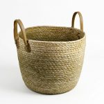 CANASTO DE YUTE NATURAL 29X22CM LH-4188 - Imagen 2