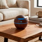 DIFUSOR HUMIDIFICADOR USB CON LUCES NOGAL LH-4668