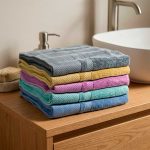 TOALLA DE BAÑO 45X98CM COLORES SURTIDOS LH-4936