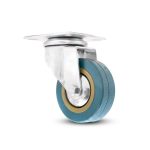 RUEDA GIRATORIA 2 1/2" DE GOMA-METAL LH-2470 - Imagen 2