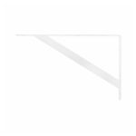 SOPORTE METALICO BLANCO 25X16 CM P/ESTANTE LH-2938 - Imagen 4