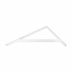 SOPORTE METALICO BLANCO 25X16 CM P/ESTANTE LH-2938 - Imagen 2