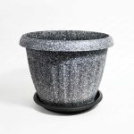 MACETERO PLASTICO C/PLATO 250X190CM D2004P- - Imagen 2