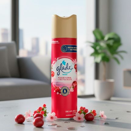 AROMATIZANTE GLADE FLORAL Y FRUTOS ROJOS 360ML